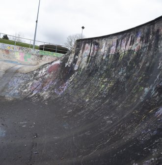 Skate Park.  View of north bowl.