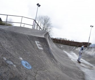 Skate Park.  View of 'E', from north west.