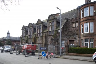 Whiteinch Burgh Halls.  View from north west.