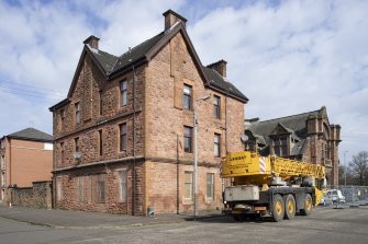 Whiteinch Burgh Halls.  General view from south.