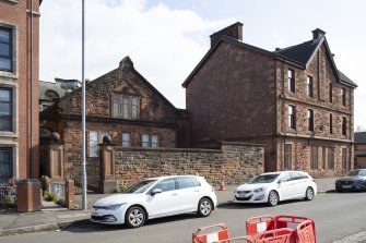 Whiteinch Burgh Halls.  View from south west.