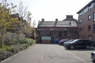 Whiteinch Burgh Halls.  General view from north west.