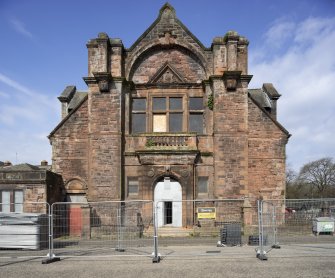 Whiteinch Burgh Halls. East elevation.
