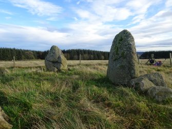 Digital photograph of panorama, from Scotland's Rock Art project, Thorax, 1, Aberdeenshire