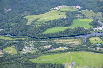 Oblique aerial view