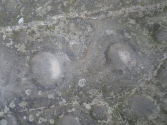 Digital photograph of close ups of motifs, from Scotland's Rock Art project, Corskellie, Moray
