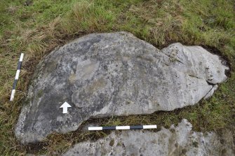 Digital photograph of panel to north, from Scotland's Rock Art project, Midton, 1, Highland