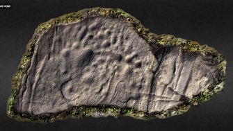 Snapshot of 3D model, from Scotland's Rock Art project, Midton, 1, Highland
