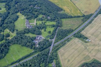 Oblique aerial view