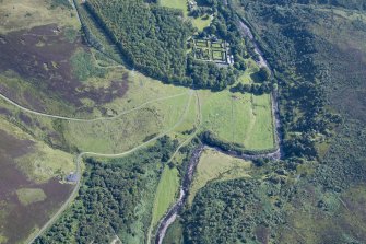 Oblique aerial view
