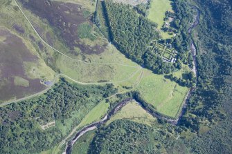 Oblique aerial view