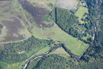 Oblique aerial view