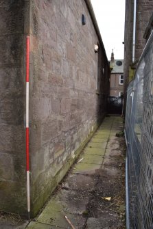 Survey photograph, Exterior passage (92), 51 John Street, Montrose, Angus