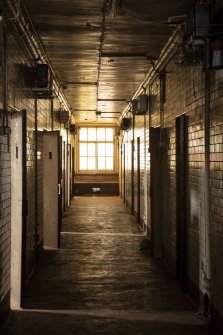 Cell block first floor View of main corridor looking south