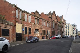 View from south showing Turnbull Street frontage