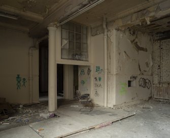North Range Ground Floor showing column construction