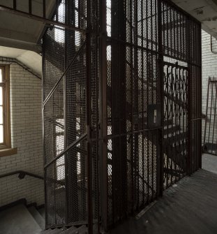 North range first floor main staircase