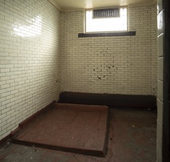 Cell Block.  First floor Cell showing sleeping platform