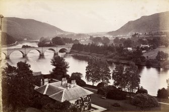 PHOTOGRAPH ALBUM NO 109: G.M. SIMPSON OF AUSTRALIA'S ALBUM
Page 28/1		Dunkeld, Dunkeld Cathedral.
View of Dunkeld from Cathedral tower.