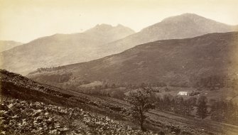 Page 5/2  General view insc: 'Ben Arthur or The Cobbler and wife as seen from Tarbet'
Photograph Album 109  G M Simpson of Australia's Album