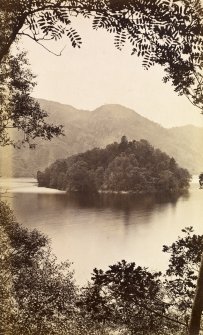 Page 7/2.  General view, insc: (underneath) 'Loch Katrine Eillens Isle' 
PHOTOGRAPH ALBUM NO.109: G.M.SIMPSON OF AUSTRALIA'S ALBUM