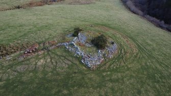 Oblique aerial view