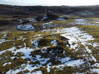 Oblique aerial view