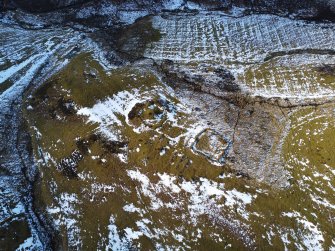 Oblique aerial view