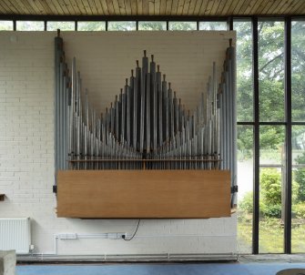 Kildrum Parish Church.  View of  organ, from sanctuary.