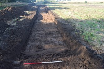 Evaluation photograph, Trench 51, Lainshaw Stables, Stewarton, East Ayrshire