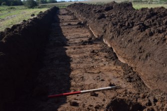 Evaluation photograph, Trench 53, Lainshaw Stables, Stewarton, East Ayrshire