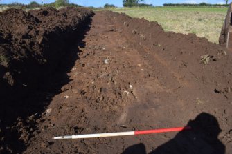 Evaluation photograph, Trench 1, Lainshaw Stables, Stewarton, East Ayrshire