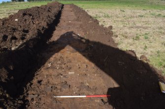 Evaluation photograph, Trench 3, Lainshaw Stables, Stewarton, East Ayrshire