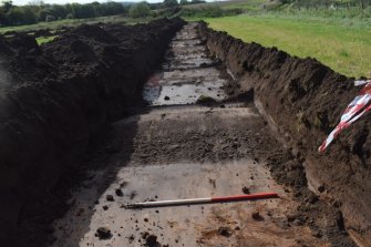 Evaluation photograph, Trench 4, Lainshaw Stables, Stewarton, East Ayrshire