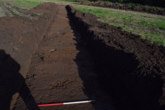 Evaluation photograph, Trench 45, Lainshaw Stables, Stewarton, East Ayrshire