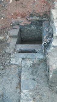 Excavation photograph, View of excavation wheel pit 081, 396-410 Gorgie Road, Edinburgh