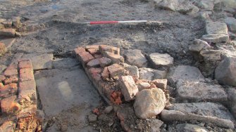 Excavation photograph, Exposed Wall, 396-410 Gorgie Road, Edinburgh