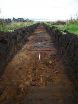 Evaluation photograph, Post-excavation shot Trench 7, Ness Gap, Fortrose, Highland