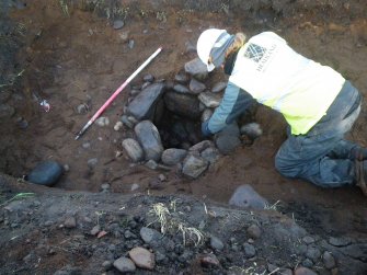 Evaluation photograph, Working shot, Ness Gap, Fortrose, Highland