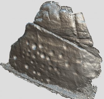 Snapshot of 3D model, Scotland's Rock Art Project, Achaneas, Highland