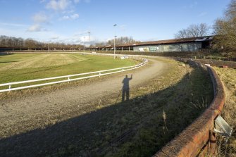 General view showing sweep of the track.