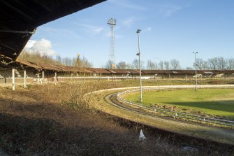 General view showing sweep of the track.