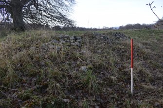 Walkover Survey photograph, Stone clearance cairns, Ness Castle Primary School, Inverness, Highland