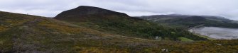 Walkover Survey photograph, Looking over the landscape at Creag Amalaidh and Cambusmore Lodge, Cambusmore Estate, Dornoch, Highland