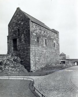 View of St Margaret's Chapel, Edinburgh Castle from SW