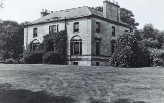 Easter Warriston House Edinburgh  ( now Edinburgh Crematorium)  view from north