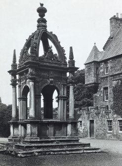 View of the well at Pinkie House, Musselburgh
