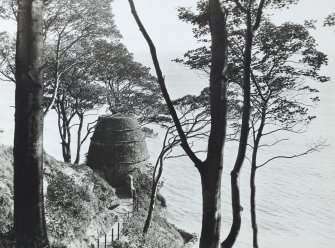View of Doocot , formerly belonging to Ravenscraig castle, Ravenscraig Park Kirkcaldy