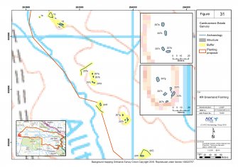 Raster Fig 31 Results Garvary, Walkover Survey, Cambusmore Estate, Dornoch, Highlands