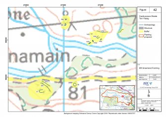 Raster Fig 42 Results Torri Falaig, Walkover Survey, Cambusmore Estate, Dornoch, Highlands